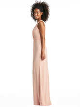 Load image into Gallery viewer, One-Shoulder Draped Chiffon Trumpet Gown