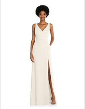 Load image into Gallery viewer, Amari- Square Low-Back A-Line Dress with Front Slit and Pockets