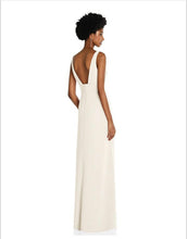 Load image into Gallery viewer, Amari- Square Low-Back A-Line Dress with Front Slit and Pockets